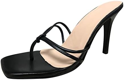 נעלי בית לנשים מקורות חיצוניות אביב קיץ סופר עקב גבוה חוטיני רצועה דקה מוצקה בסגנון סקסי כפכפים
