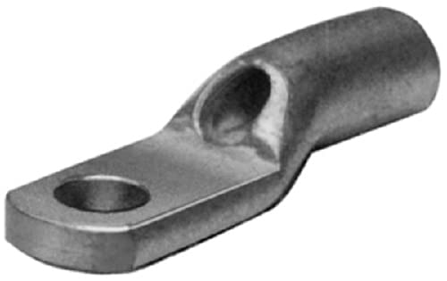 Burndy Yav18-T4 תיבה hylug חלק חלקה דחיסה ללא בידוד מסוף לשון טבעת כבד, טווח תיל 22-18, 0.19 רוחב, אורך 0.62,