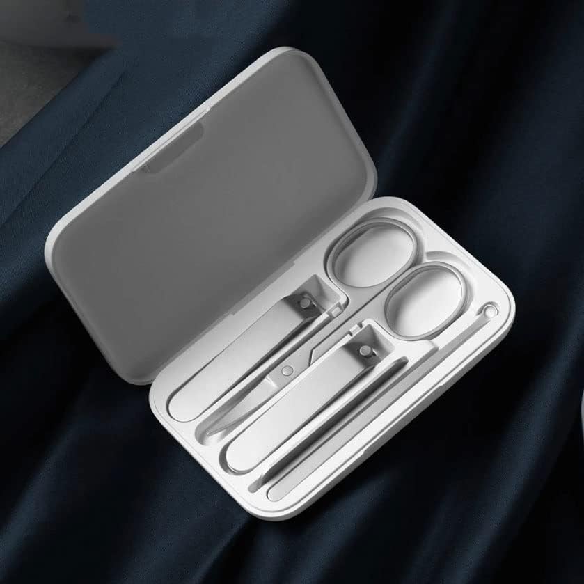 Lysldh Clipper Stiper Sets Sets עם קופסת אחסון חותך ציפורניים סכין סכין כלי יופי מקצועית נירוסטה