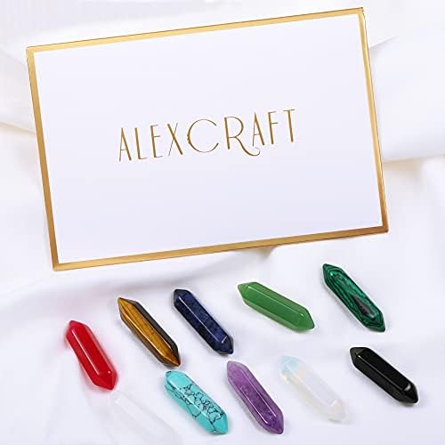 ALExcraft Crystals Crystals 10 יח 'גבישים ואבני ריפוי קוורץ גבישים