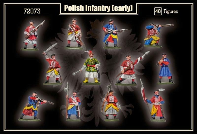מאדים דמויות 72073-1 / 72 פולני חיל רגלים, שלושים שנה מלחמה, ערכת מודל