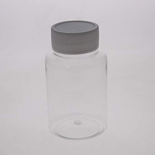 אותמרו 20 יחידות פלסטיק מעבדה כימי מגיב בקבוקים, 100 מ ל/3.4 עוז קטן פה נוזלי / מוצק עגול מדגם אחסון