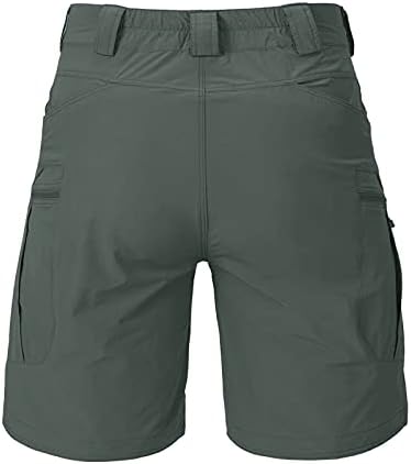 מכנסיים קצרים טקטיים של Wenkomg1, גזעים צבאיים ארוגים בסגנון ספארי.