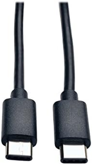 Tripp Lite 6ft USB 2.0 Hi-Seed כבל 5 פינים מיני-B ל- USB Type-C USB-C M/M שחור