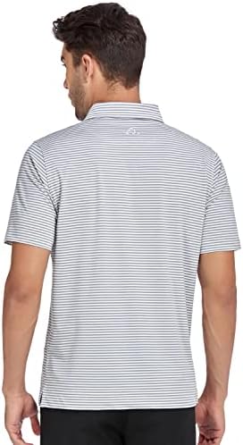 חולצת גולף של Deolax Mens שרוול קצר שרוול פיתול לחות חולצות פולו לגברים בביצועים מתאימים יבשים חולצת טולוס