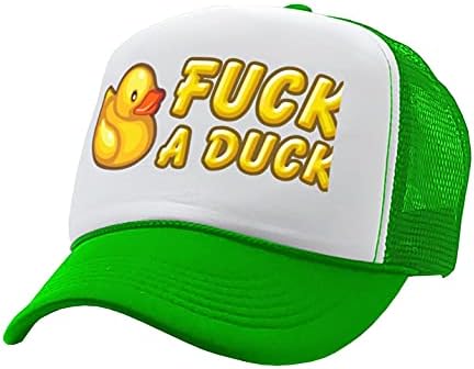 גוזלר-זין ברווז - מצחיק מעז מתנה איסור פרסום גומי דאקי-וינטג ' בסגנון רטרו נהג משאית כובע כובע