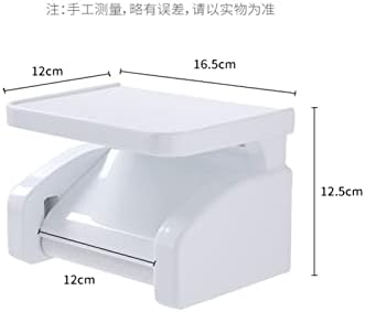 מתלה אחסון מקלחת Haidinb קופסת נייר יצירתי מחזיק נייר טואלט נייר טואלט קופסת טואלט קיר קיר מתלה