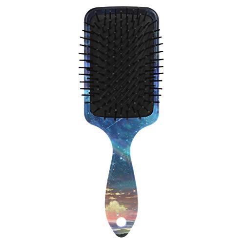 מברשת שיער של כרית אוויר של VIPSK, מקלחת מטאורים צבעונית פלסטיק, עיסוי טוב מתאים ומברשת שיער מתנתקת אנטי סטטית