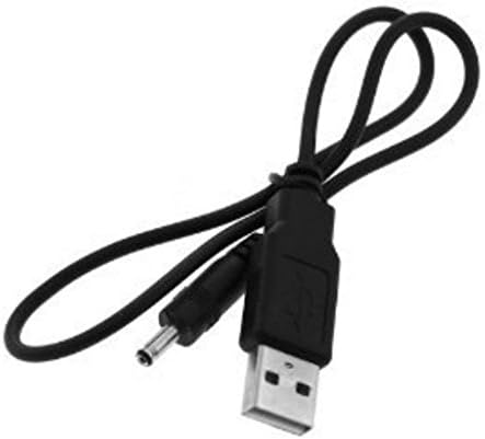חיצוני חוץ 0.8 מ 'USB סוג A זכר עד 3.5 ממ שקע חבית שחור 5V כבל חשמל DC