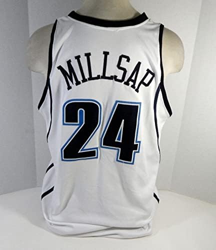 2006-07 יוטה ג'אז פול מילסאפ 24 משחק משומש שנה טירון ג'רזי לבן 48 DP13855 - משחק NBA בשימוש