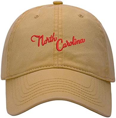 בייסבול כובע גברים צפון קרוליינה רקום שטף כותנה אבא כובע בייסבול כובעים