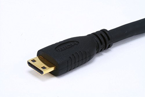 MONOPRICE 3FT 30AWG במהירות גבוהה כבל HDMI - מחבר HDMI למחבר מיני HDMI - שחור
