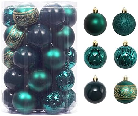 כדור חג המולד של רויו קישוטי כדור חג המולד כדורים כדורי אווירה חגיגית צבעונית שמלת קישוט אטום לריח