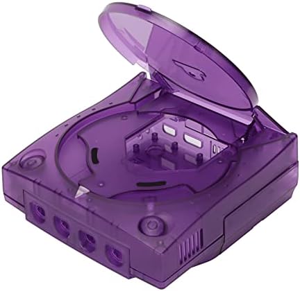 מקרה שקוף, סגול מגרד סגול ABS פלסטיק שקוף עבור Sega Dreamcast DC