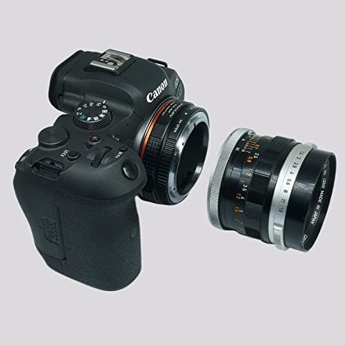 מתאם העדשות העדשות הפולסי עם מנוף צמצם התואם לעדשת Canon FD FL ל- Canon EOS RF Mount Camera Body