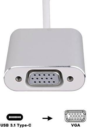 Chictry USB 3.1 סוג C USB-C לממיר מתאם כבלים VGA עבור Apple MacBook Pro