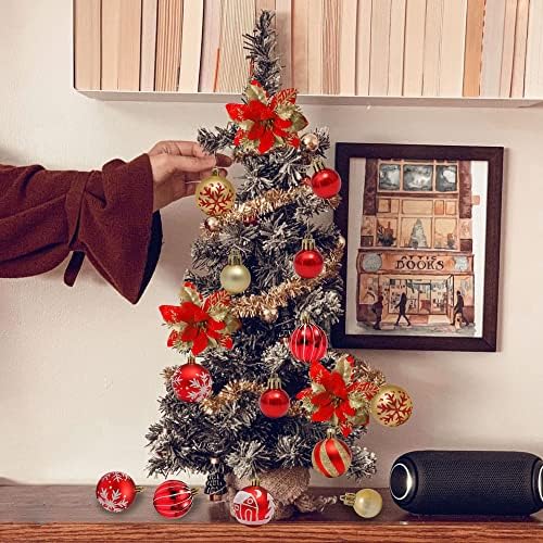Laventy Fundury Wardly קישוטים קישוטי עץ חג המולד קישוט עץ חג המולד פרח חג המולד פרח חג המולד גרלנד