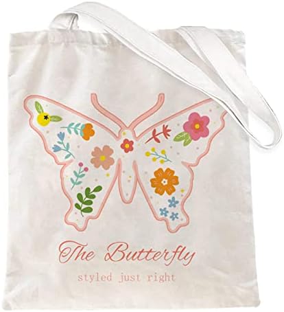 UJKTVBA תיק תיק קנבס לנשים לשימוש חוזר חמוד לקניות בנסיעות בחוף