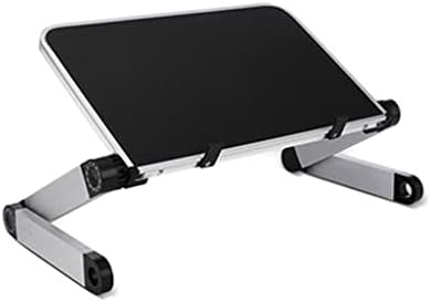 N/A מחשב נייד מתכוונן עמדת שולחן נייד אלומיניום נייד לאפדסק לאלומיניום לאלומיניום לספת מיטת טלוויזיה