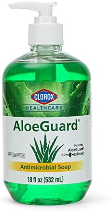 Clorox Healthcare Aloeguard סבון אנטי -מיקרוביאלי 18 גרם סבון ידיים אנטי -מיקרוביאלי מ- For For For For