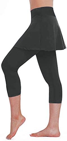 חצאיות Honprad Skorts לנשים יוגה מזדמנת ללבוש מכנסי נשים כושר חותלות טניס ספורט מכנסי חצאית מזדמנים