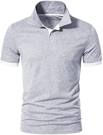 חולצות פולו קצרות של שרוול ווטרוואנג, חולצות פולו כותנה דק-כותנה חולצות פולו בסיסיות מעוצבות