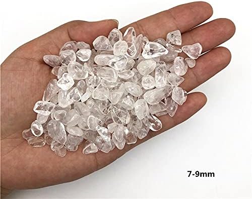 Qiaonnai ZD1226 50G 4 גודל גודל לבן גביש טבעי קוורץ קוורץ נקודות חצץ צ'אקרה ריפוי רייקי אבנים טבעיות ומינרלים