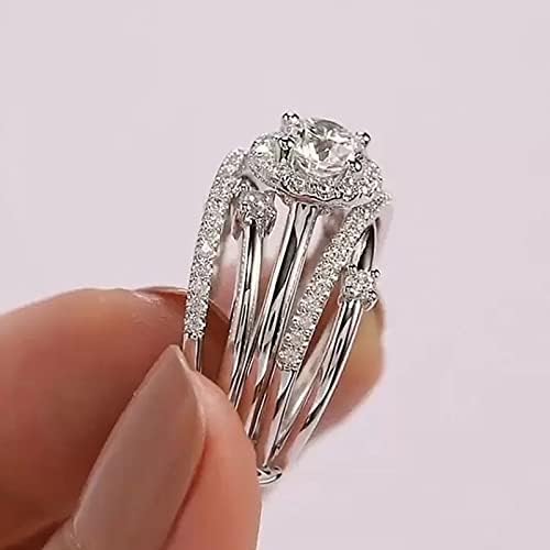 2023 חדש 2022 טבעת נירוסטה צבעוני יהלומי שרשרת מסתובב טבעת תכשיטים נשים של טיטניום פלדת טבעת כוכב טבעת