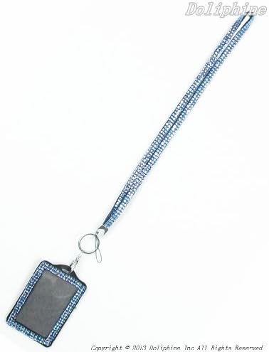 רב צבעים ריינסטון קריסטל בלינג שרשראות שרוכי מחזיק מפתחות מחזיק מפתחות & מגבר; אנכי מזהה תג מחזיק