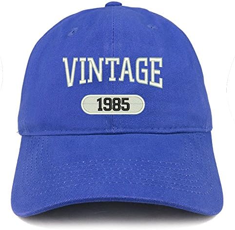 חנות הלבשה אופנתית וינטג '1985 רקומה יום הולדת 38 כובע כותנה מתאים