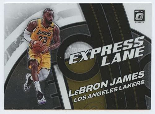 2021-22 דונרוס אופטי אקספרס נתיב מס '6 לברון ג'יימס לוס אנג'לס לייקרס NBA כרטיס מסחר בכדורסל