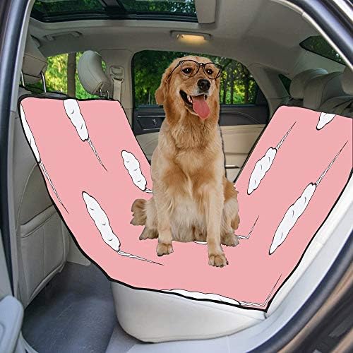 כלב מושב כיסוי מותאם אישית שמח עיצוב סגנון אופנה חמוד הדפסת רכב מושב מכסה לכלבים עמיד למים