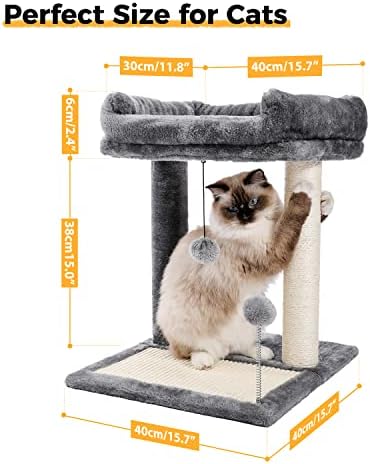 72 סנטימטרים גבוה חתול עץ צרור עם חתול הודעה מיטת