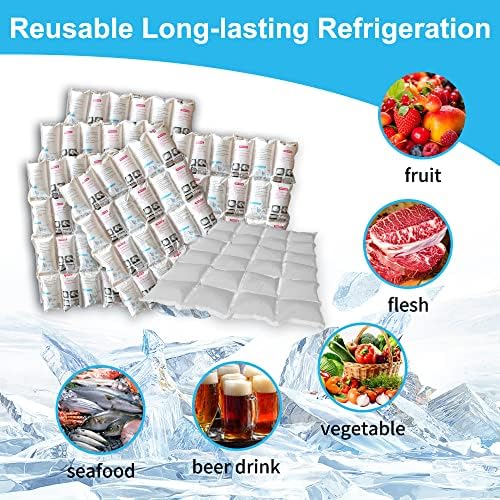 יבש קרח חבילות עבור חינם קפוא מזון קרח שמיכות עבור צידניות לאורך זמן קר קרח חבילת גיליונות מסחרי תחבורה,