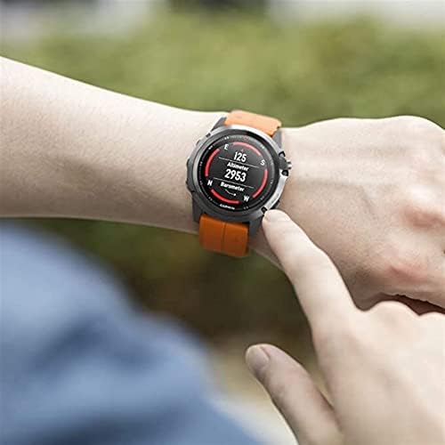 Bandkit 26 22 ממ סיליקון Watchband עבור Garmin Fenix ​​6x 6Pro Watch שחרור מהיר שחרור קל רצועת רצועת כף