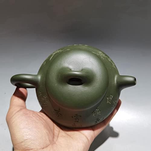 Lshacn סיני yixing Zisha Clay Teapot Gongfu Tea Set Surece Clay Tyepot Gu Jingzhou ירוק אבן בוץ פיאו פרחים וציפורים