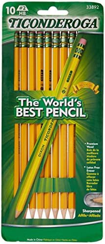 דיקסון טיקונדרוגה מספר 2 עיפרון רך, צהוב, 10 ספירת