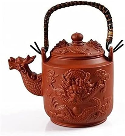 Hapefun Kettle Teapot Teapot Clay Clay, דרקון סיר תה ופיניקס תה תה פרימיום, תה תה חימר סגול סט קומקום