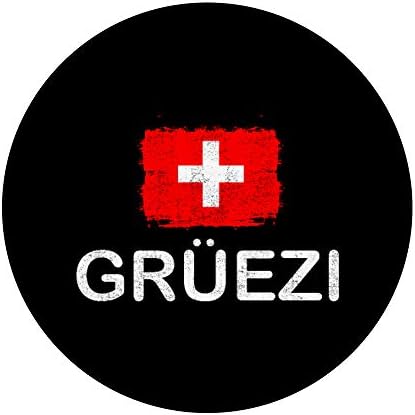 שוויץ מעצב גרוזי עם פופגריפ שוויצרי סמל שוויצרי: אחיזה הניתנת להחלפה לטלפונים וטאבלטים