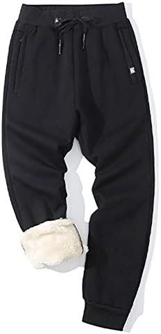 יימון גברים של חורף שרפה מרופד מכנסי טרנינג פעיל ריצה אצן מכנסיים