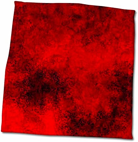 3 דרוז סוון הרקנראת 'אמנות - תערובת יפה של אדום ושחור - מגבות