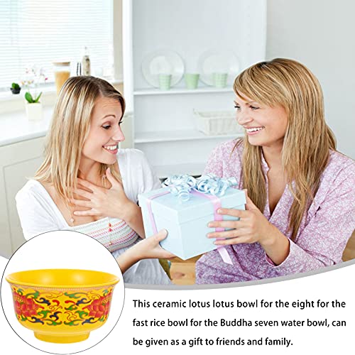 המוטון 2 יחידות גביע עגול מזבח צבעוני שימוש פליז כוסות טיבטי גביע מים זהב כוס משקאות בודהיסטי