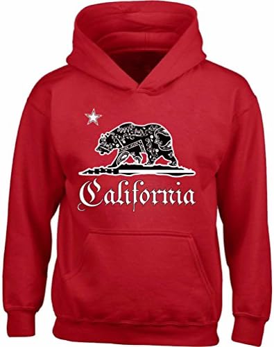 ויזור קליפורניה דוב דוב סווטשירט עם קפוצ'ירט קליפורניה בנדנה קפוצ'ון קלי מתנות