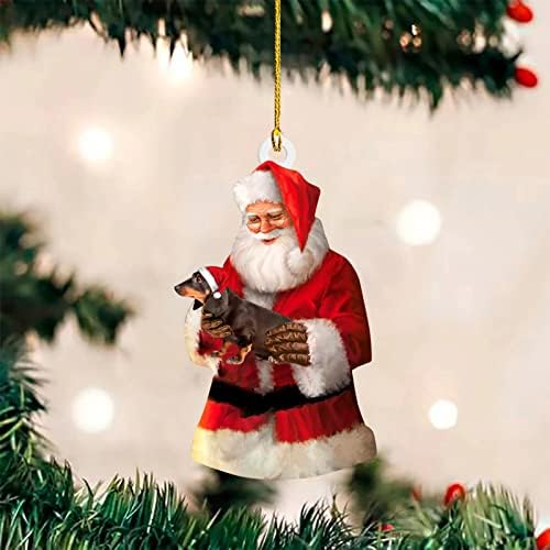 יואיין ביצי פסחא דקורטיביות לקערות כלבי חג המולד קישוט תליון עץ חג המולד של עץ חג המולד אקרילי דו
