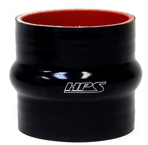 HPS 4.5 ID, 4 אורך, צינור מצמד סיליקון, מחוזק טמפ 'גבוה 4-שכבה, 35 psi מקסימום. לחץ, 350F מקסימום. טמפרטורה,
