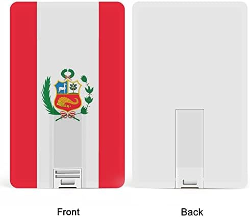 דגל Peru כונן פלאש כונן אשראי עיצוב כרטיסי ארהב