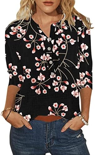 חולצות טוניקה של MTSDJSKF לחותלות לנשים, מסתיר טוניקת בטן 2023 חולצות טשטש ארוכות שרוול קצרות של שרוול קיץ.