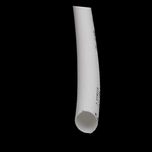 X-DREE אורך 2 ממ 3 ממ דיה פנימי פוליולפין מבודד חום מבודד חוט צינור חוט גלישה לבן (2M LONGITUD 3 ממ DIA envuelto