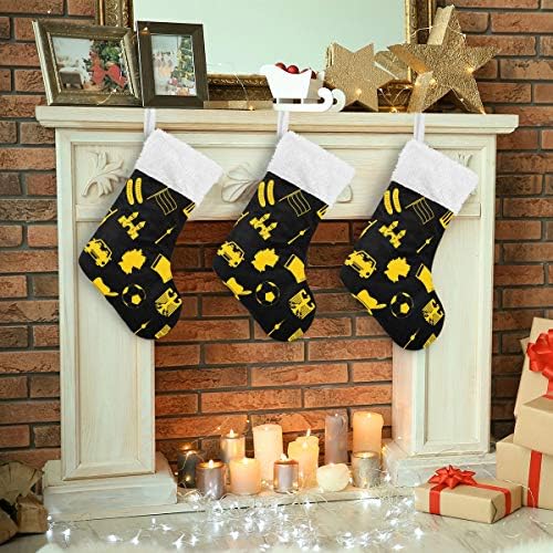 Pimilagu גרמניה סמלי נושא מדינה גרבי חג המולד 1 חבילה 17.7 , גרביים תלויים לקישוט חג המולד