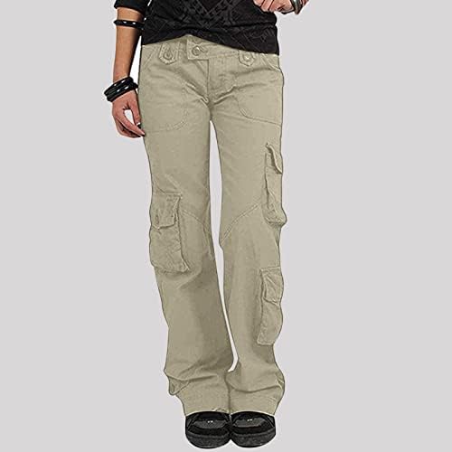 מכנסי מטען רגליים רחבות פלוס מכנסיים רחבים של מכנסי Y2K רופפים מכנסיים נשים בצבע אחיד מכנסי מכנסיים